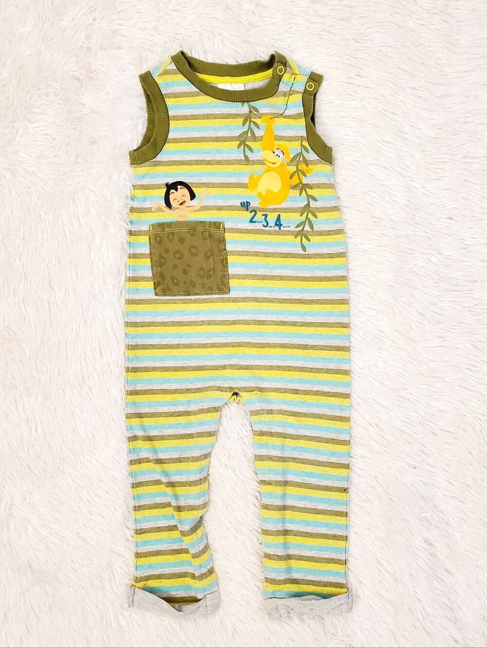 Disney Baby The Jungle Book Long Leg Baby Romper 18-24 Months